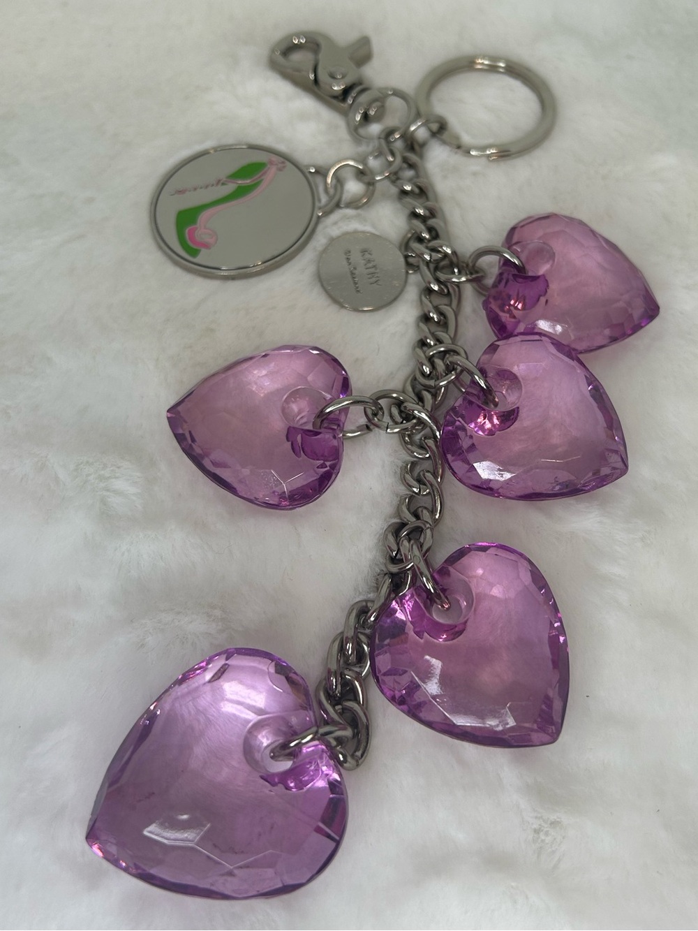 KATHY VAN ZEELAND QVC COLLABORATION KEY CHAIN BAG CHARM